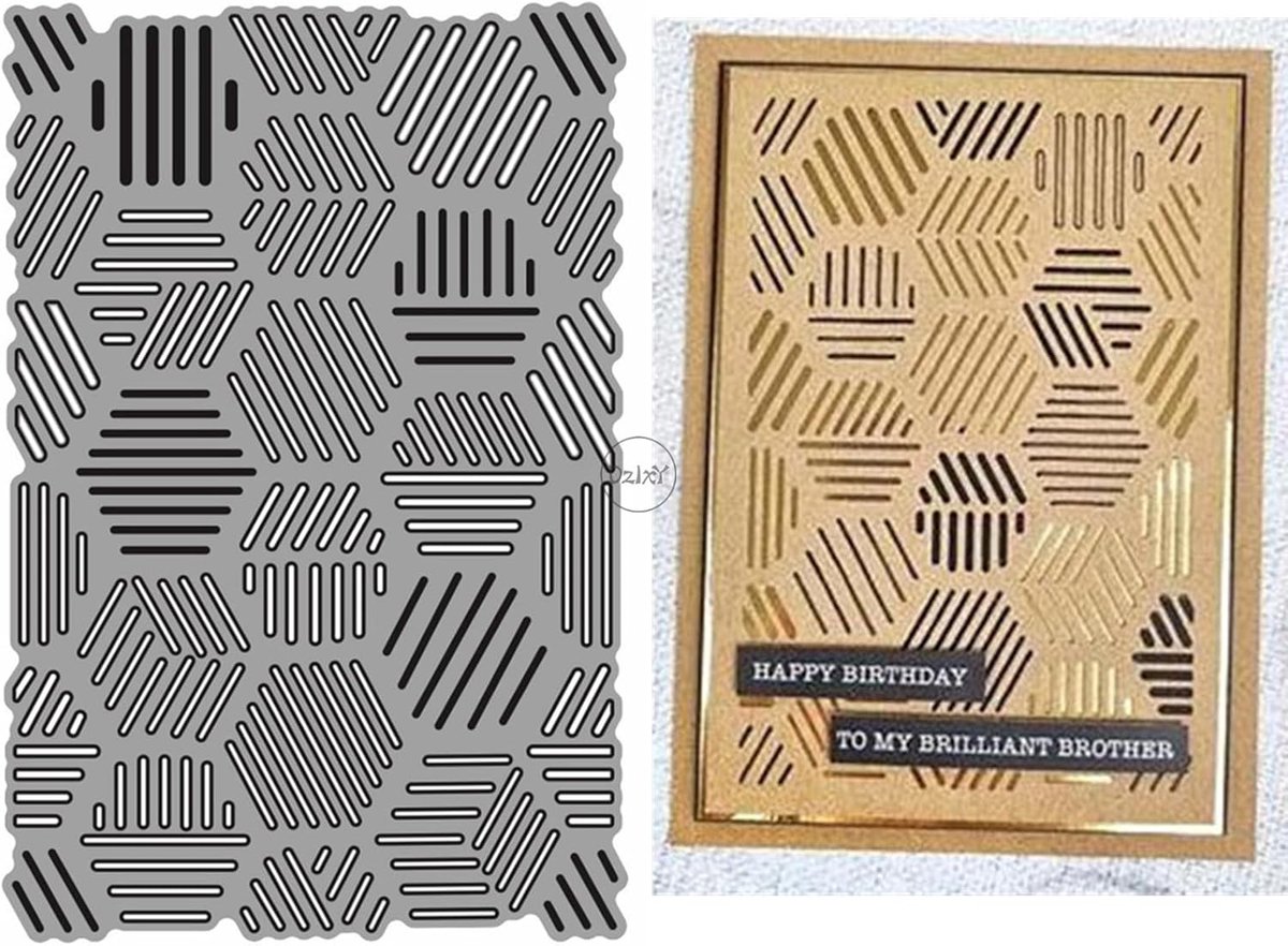 Metalen Snijmal Set - Papier Snijmal - Kaarten Maken - Koolstofstaal Materiaal - N.v.t. - Zilver