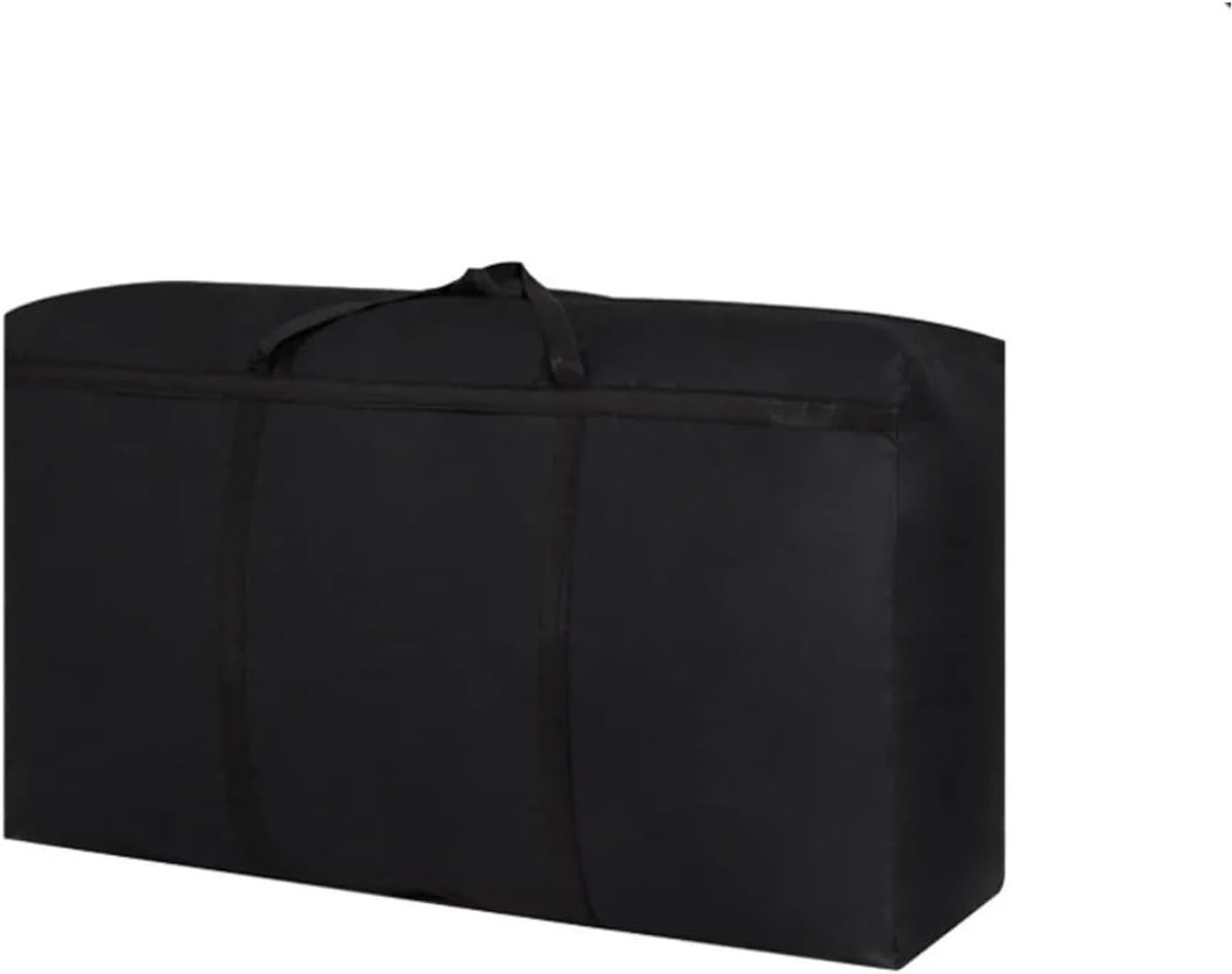 Verdikte Verhuiszakken - Grote Opbergzakken - Spullen Opslaan - Waterafstotend Oxford Materiaal - 90x58x25 cm - Zwart