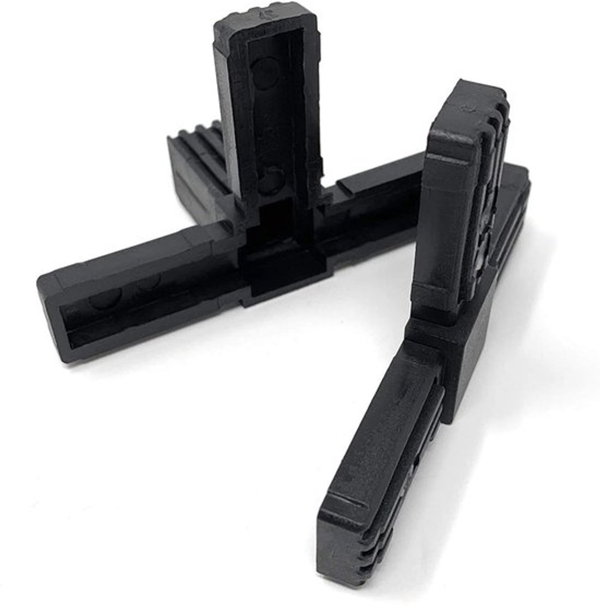 Connector T-stuk voor vierkante buizen, 90 graden Zeynomax