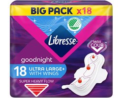 Libresse Maandverband Goodnight Ultra Wings - 18 stuks