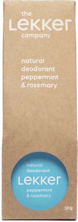 The lekker company deodorant -  Pepermunt en  Rozemarijn - 30 ML