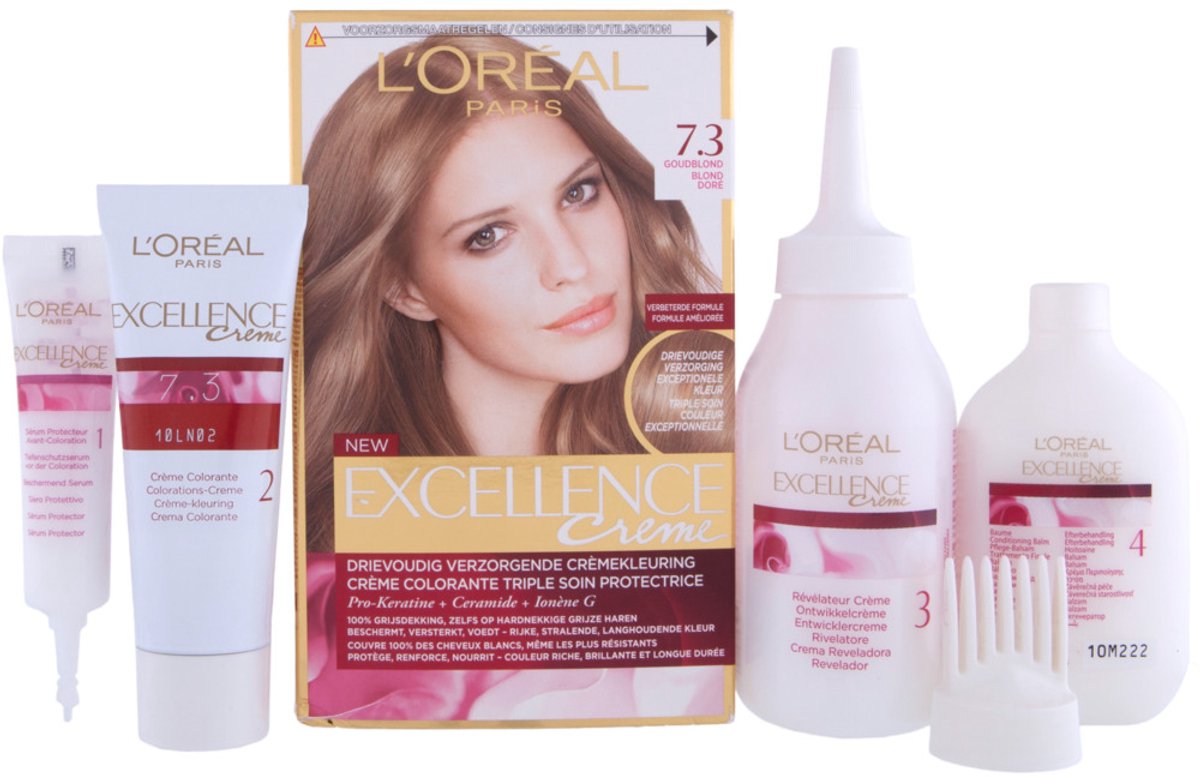 L’Oréal Paris Excellence Crème 7.3 -Goudblond - Haarverf