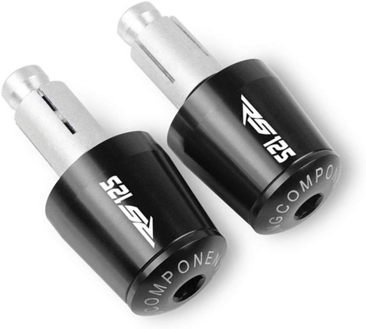 Stuur Grepen - Handvat Pluggen - Motor Rijden - CNC Aluminium - 22MM - Zwart