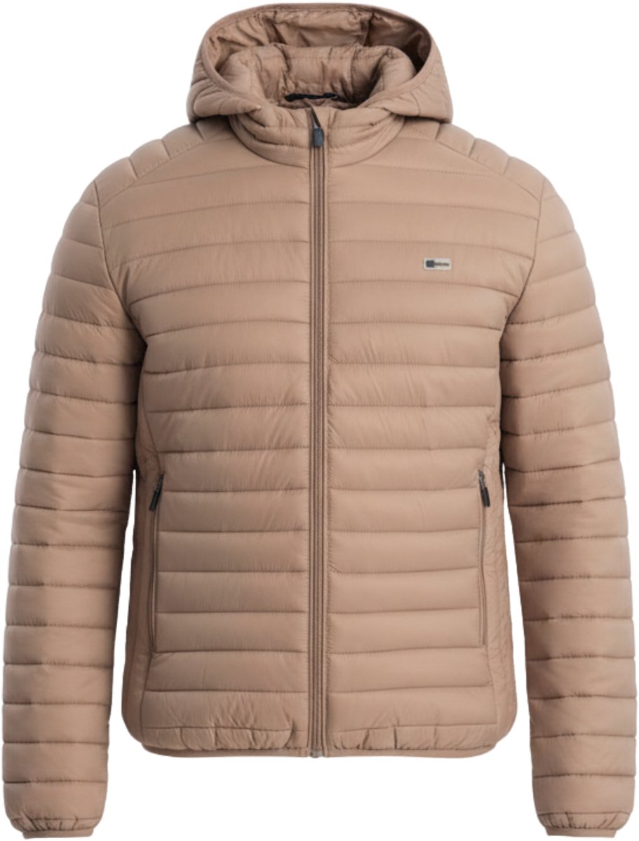 OMBRE Jas - Polyamide - Rits Donkerbeige S