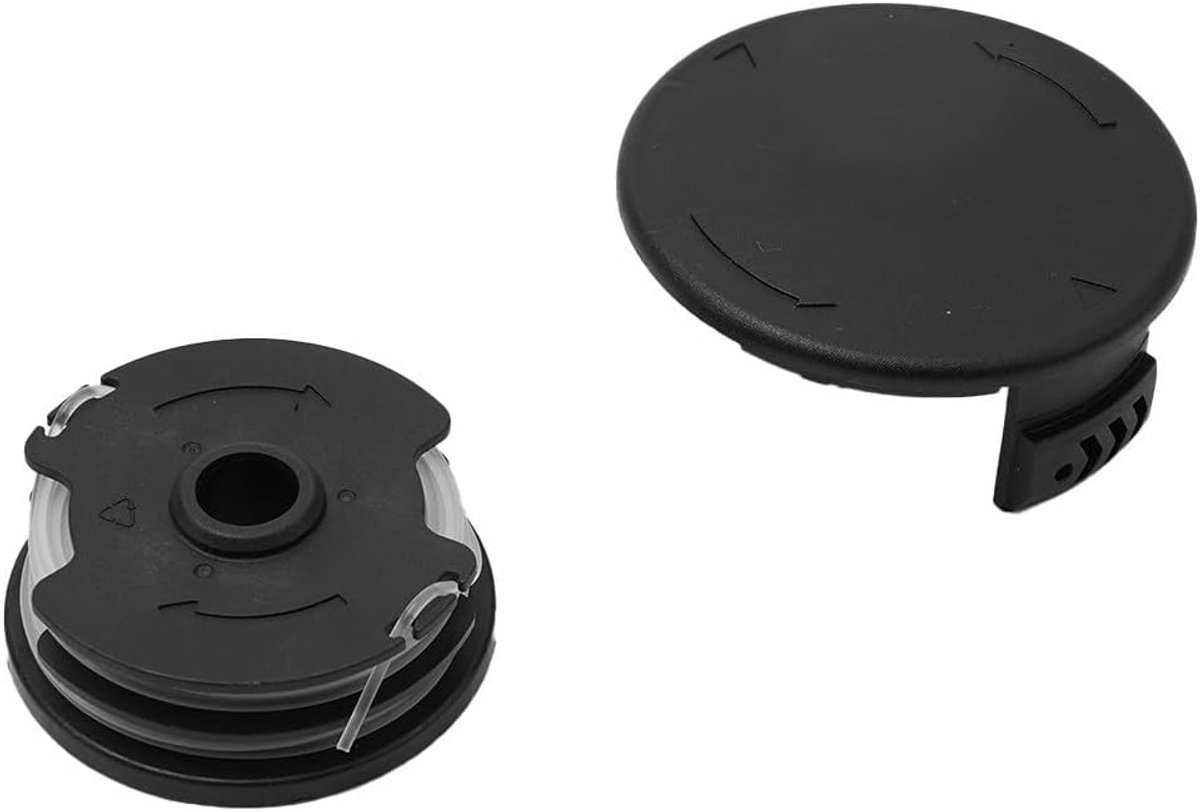 Trimmer Spoel Set - Grasmaaier Onderdeel - Tuin Onderhoud - Directe Pasvorm - 1.6mm 27FT - Zwart