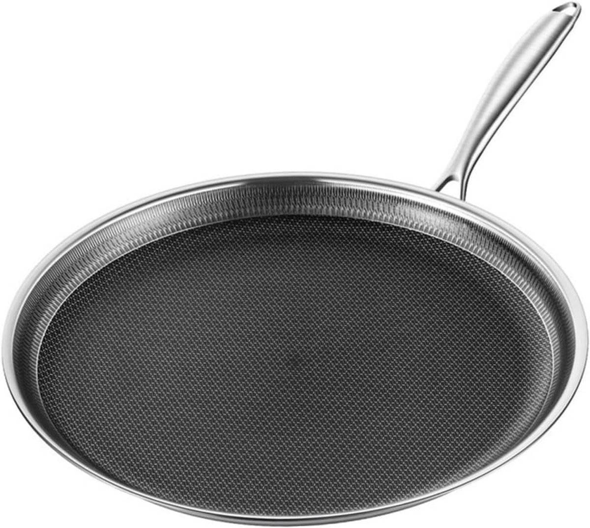 Koekenpan - Koekenpan - Dagelijks Koken - Honingraatdesign - 32 cm - Zilver