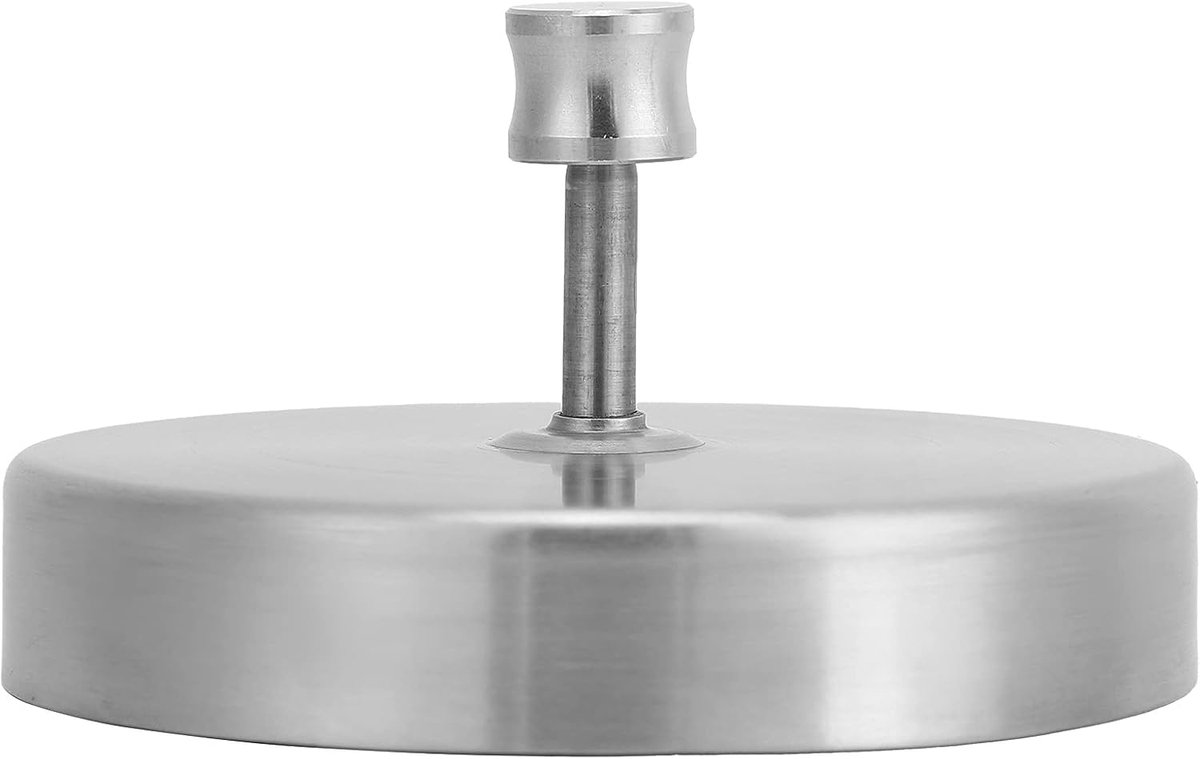 Hamburger Patty Maker - Hamburgervorm pers - Gehaktbrood maken - Verstelbare dikte - 11 x 11 x 5 cm - Zilver