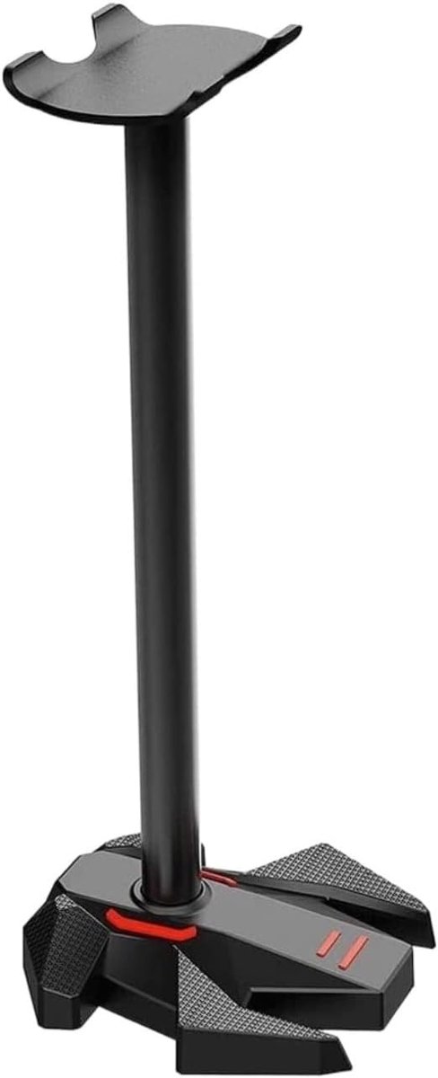 Hoofdtelefoonhouder - Headset standaard - Bureau organiseren - Ruimtebesparend ontwerp - 23.5 cm - Zwart