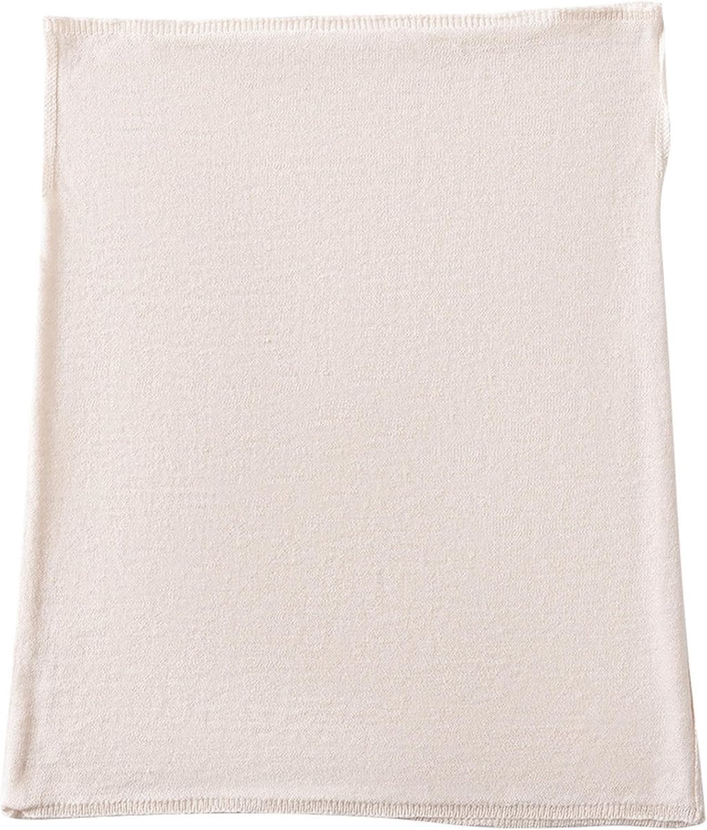Zonnebeschermingsmasker - Neck Gaiter Dames - Bescherming tegen zon - Ademende zijde stof - One size - Beige