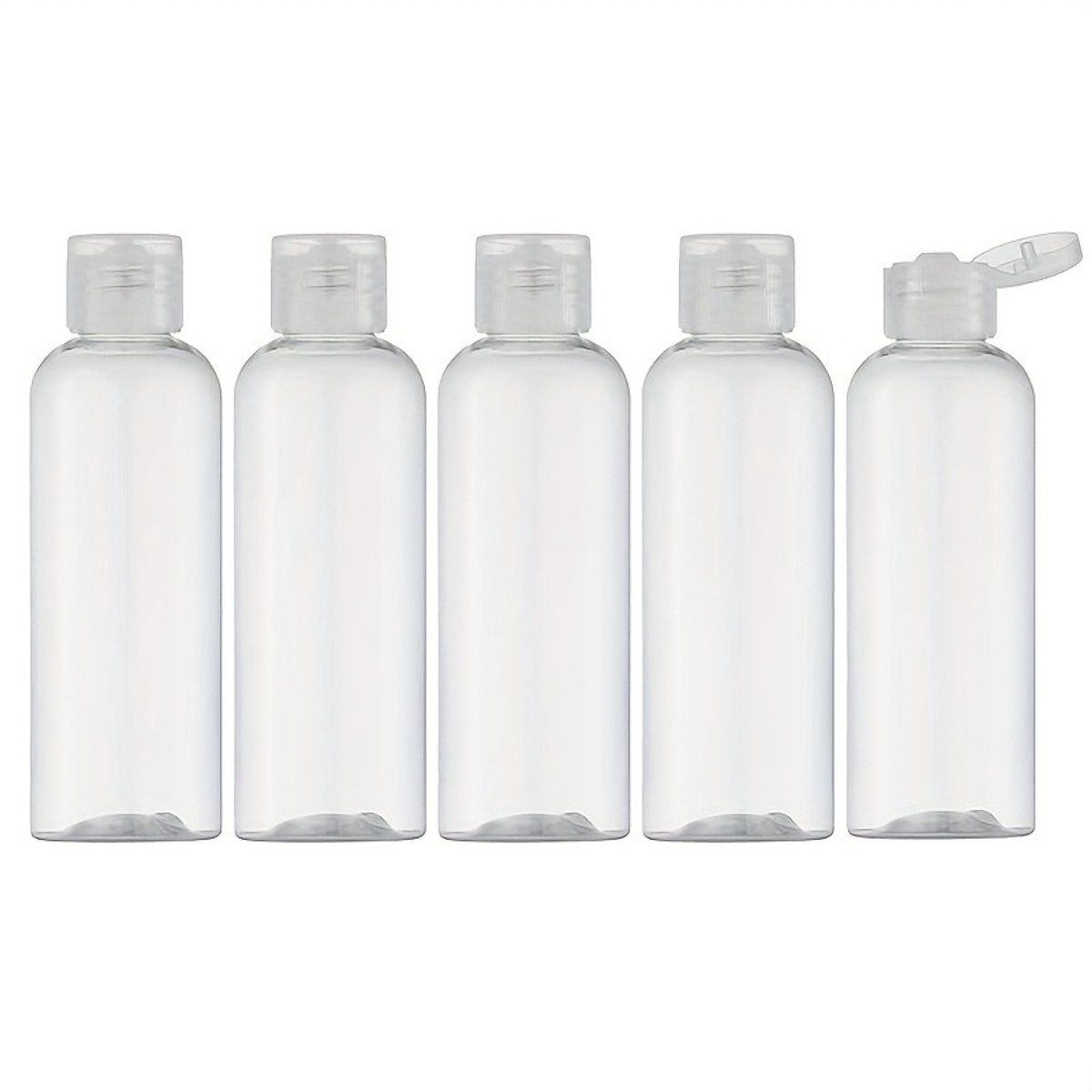 Maxenza Reisflesjes - Reisset - 5 Reisflesjes - Reisflesjes Handbagage 100ML - Reis Flesjes Navulbaar - Transparant