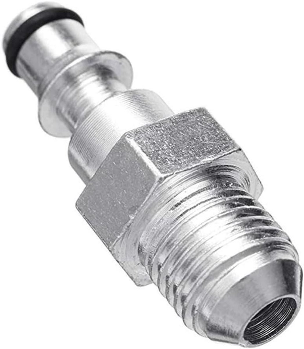 Hose Connector - Adapter M14 - Drukspuit Reiniging - Snelle Koppeling - 14 mm - Zilver
