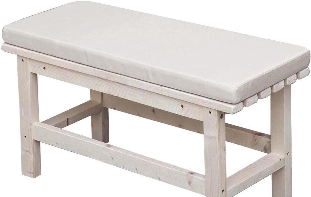 Bankkussen - Zitkussen Buiten - Tuinmeubilair Comfort - Waterdicht Schuim - 110 x 30 cm - Beige