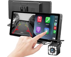 CarPlay Tablet - Autoscherm Navigatie Scherm - Veilig Rijden - Draadloos CarPlay Android Auto - 1026 inch - Zwart