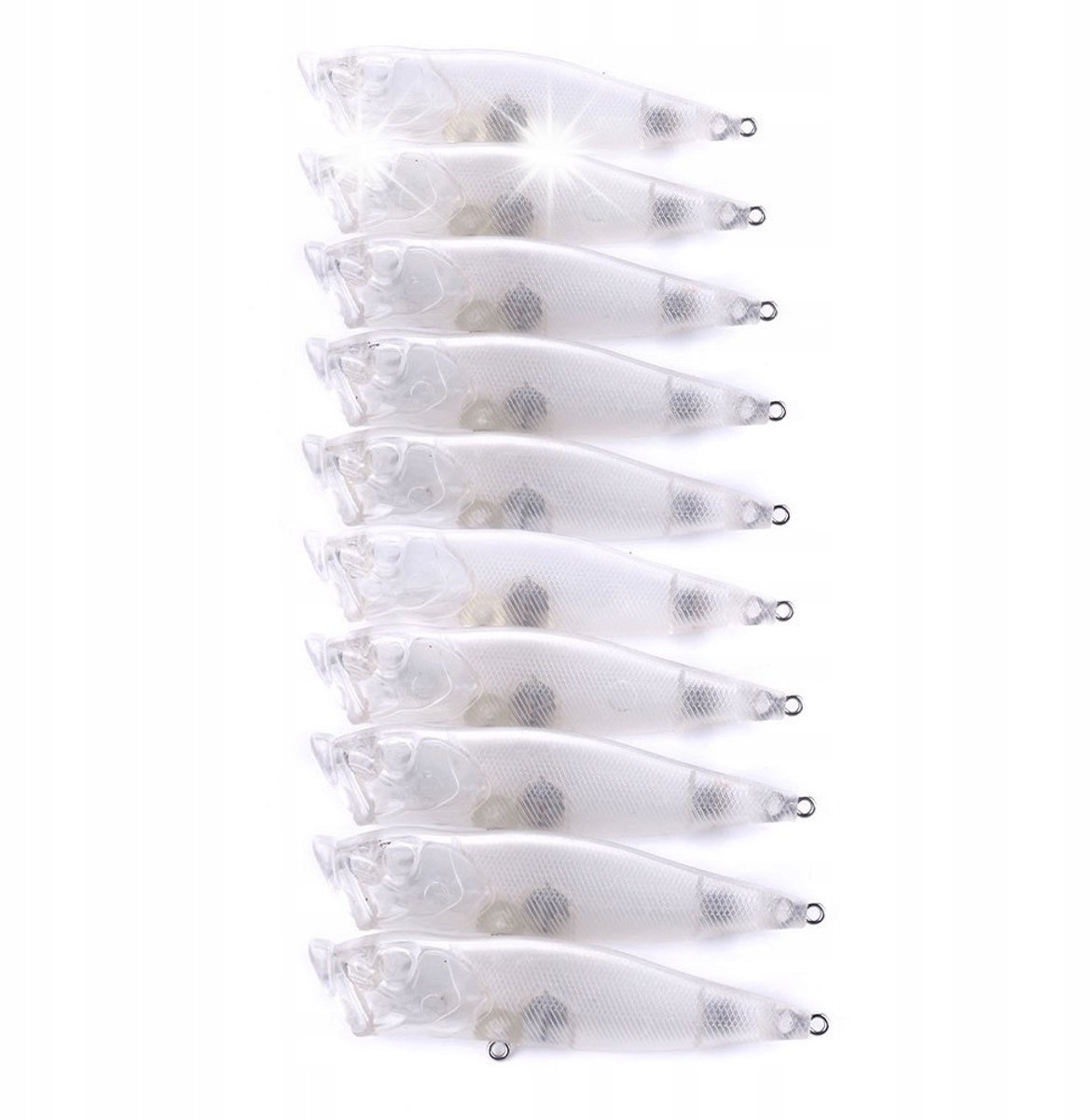 10x Wobler Body 9cm 10.5g - Zelf Schilderen, Voor Baars, Snoek, Snoekbaars
