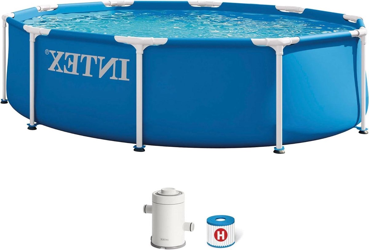 Frame Zwembad – Buitenbad Opblaasbaar – Zomerse Ontspanning – Stevige Stalen Frame – 305 cm x 76 cm – Veelkleurig Frame Zwembad – Buitenbad Opblaasbaar – Zomerse Ontspanning – Stevige Stalen Frame – 305 cm x 76 cm – Veelkleurig