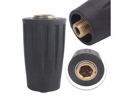 Rosfix Snelkoppelstuk Vervanging D12 - 250 bar - 150°C - 1/4"" m Messing - Geschikt voor Nilfisk, Kränzle