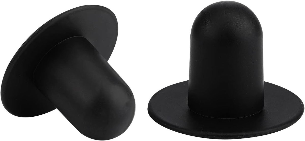 Vervangende Pool Plug voor Filterpomp, Geschikt voor Intex en Bestway, Stopper voor Boven Grond Zwembaden (2 Stuks, Zwart)