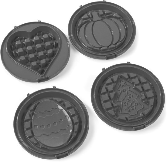 Giles & Posner Sorbet Celebration mini wafelijzer - 5 platen van Giles & Posner — afbeelding 3