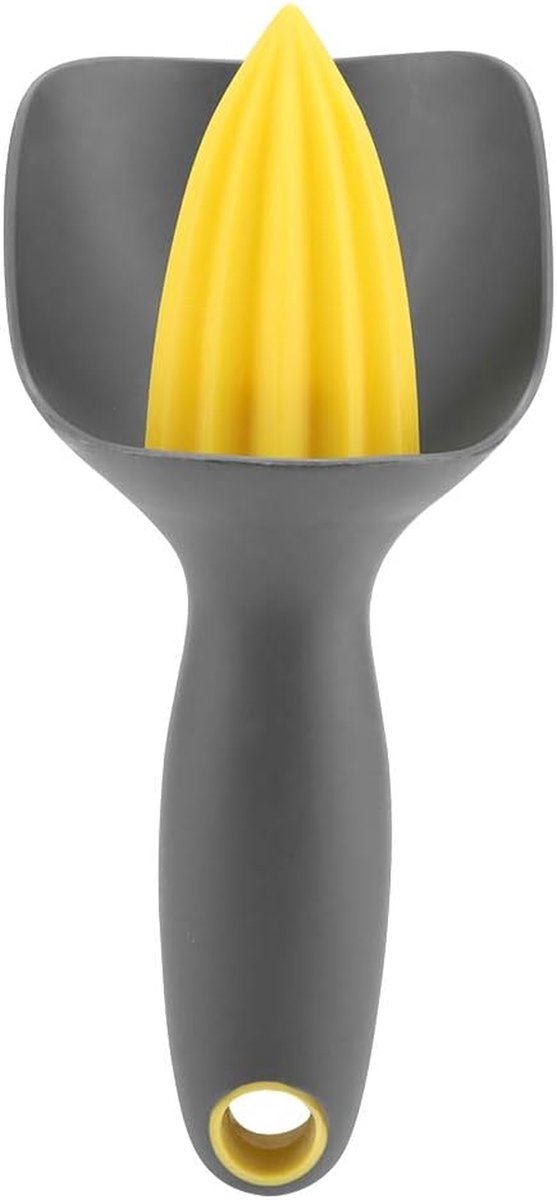 Citroenpers Juicer - Hand Citruspers - Sap Extraheren - Ergonomisch Ontwerp - 16.5 cm - Zwart Grijs — afbeelding 4