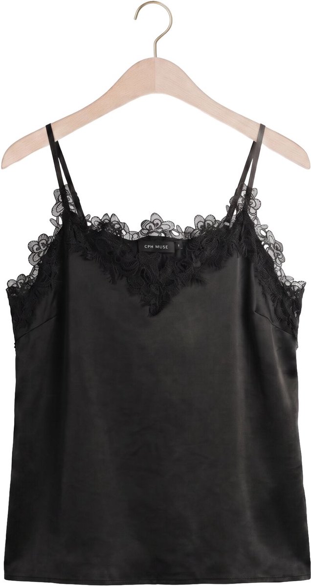 Copenhagen Muse Cmsilia-top Dames - Topjes - Zwart - Maat M