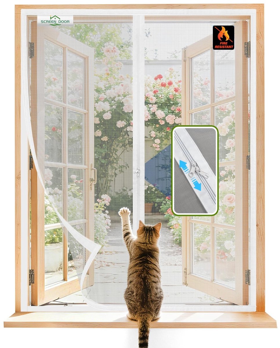 Omgoods - Insectenwerende Vliegscherm voor Ramen (80 x 100 cm)