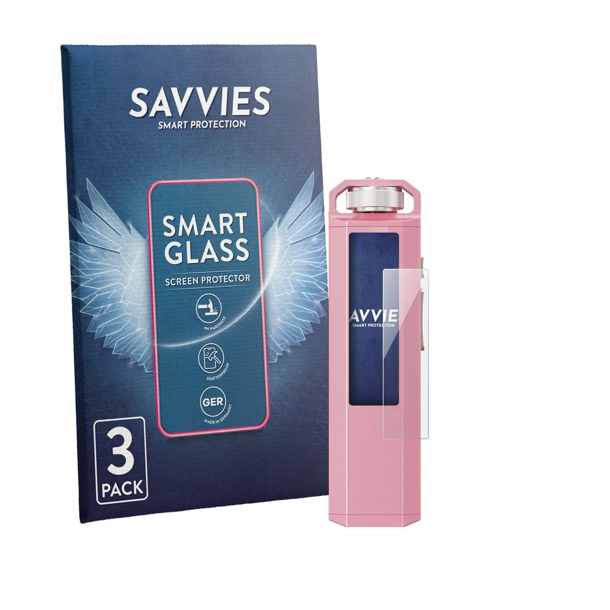 3 Stuks Savvies Screenprotector - geschikt voor FiiO SnowSky Echo Nano - beschermfolie glas transparant