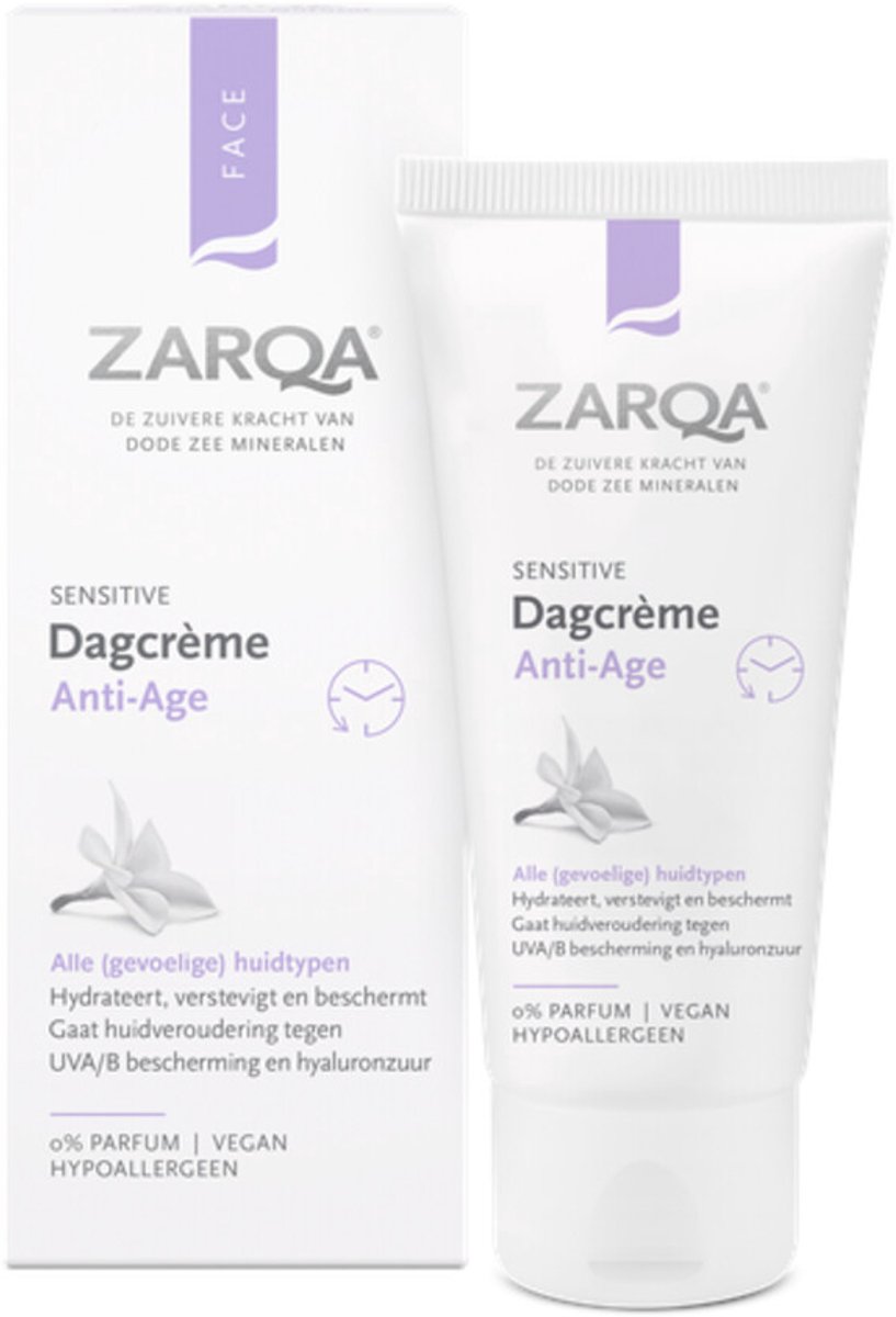 Zarqa - Anti-Age Dagcrème - 2 x 50 ml - Voordeelverpakking
