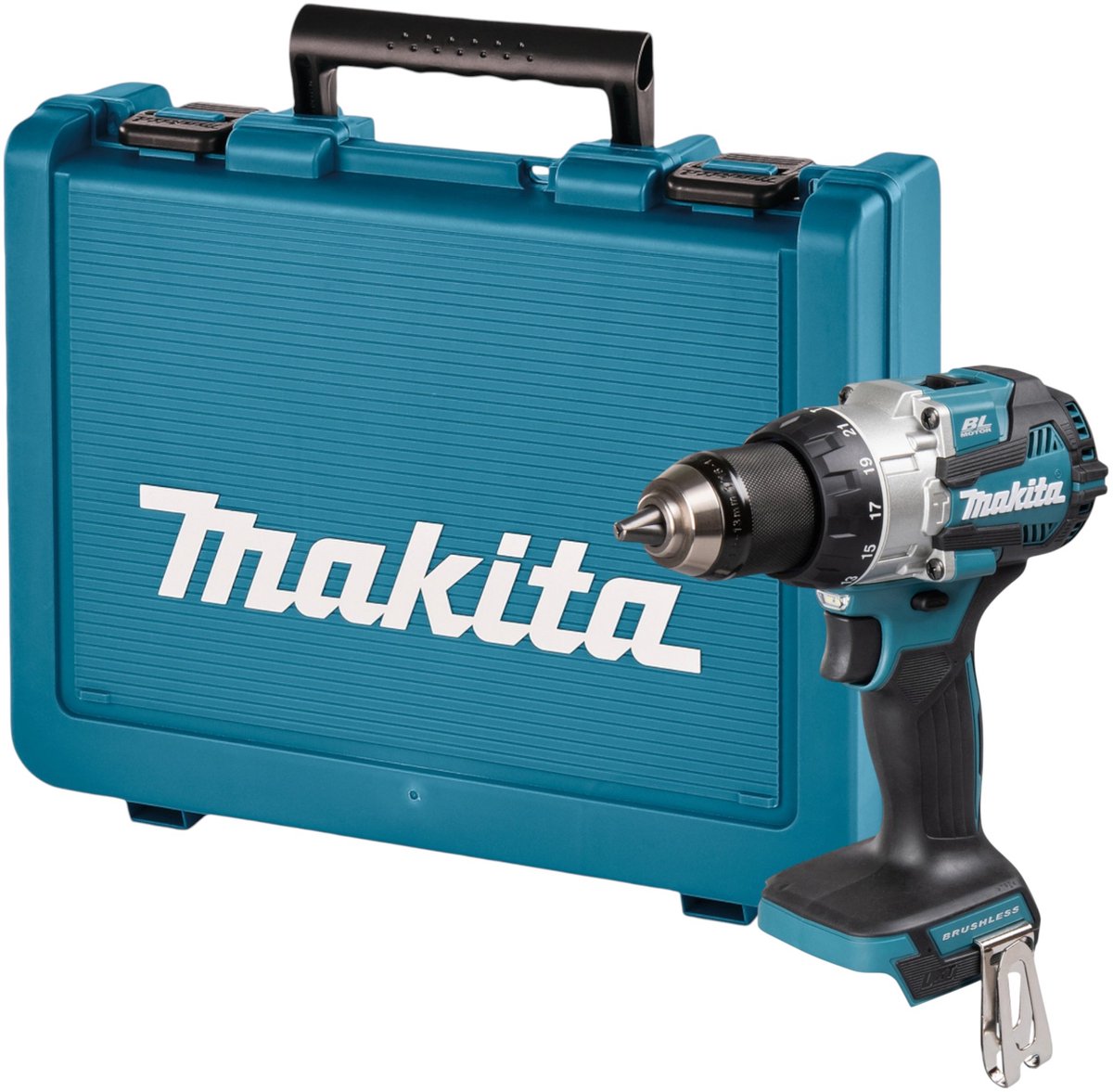 Makita DHP 489 ZE accu-slagboormachine 18 V 73 Nm borstelloos + koffer - zonder accu, zonder oplader