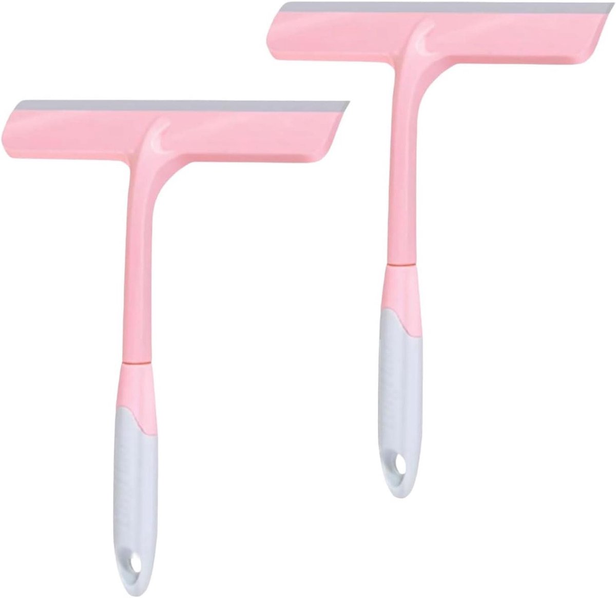 Veelzijdige Rakel - Raamwisser Douchetrekker - Schoonmaken Glas - Ergonomische Grip - 24 cm - Blauw