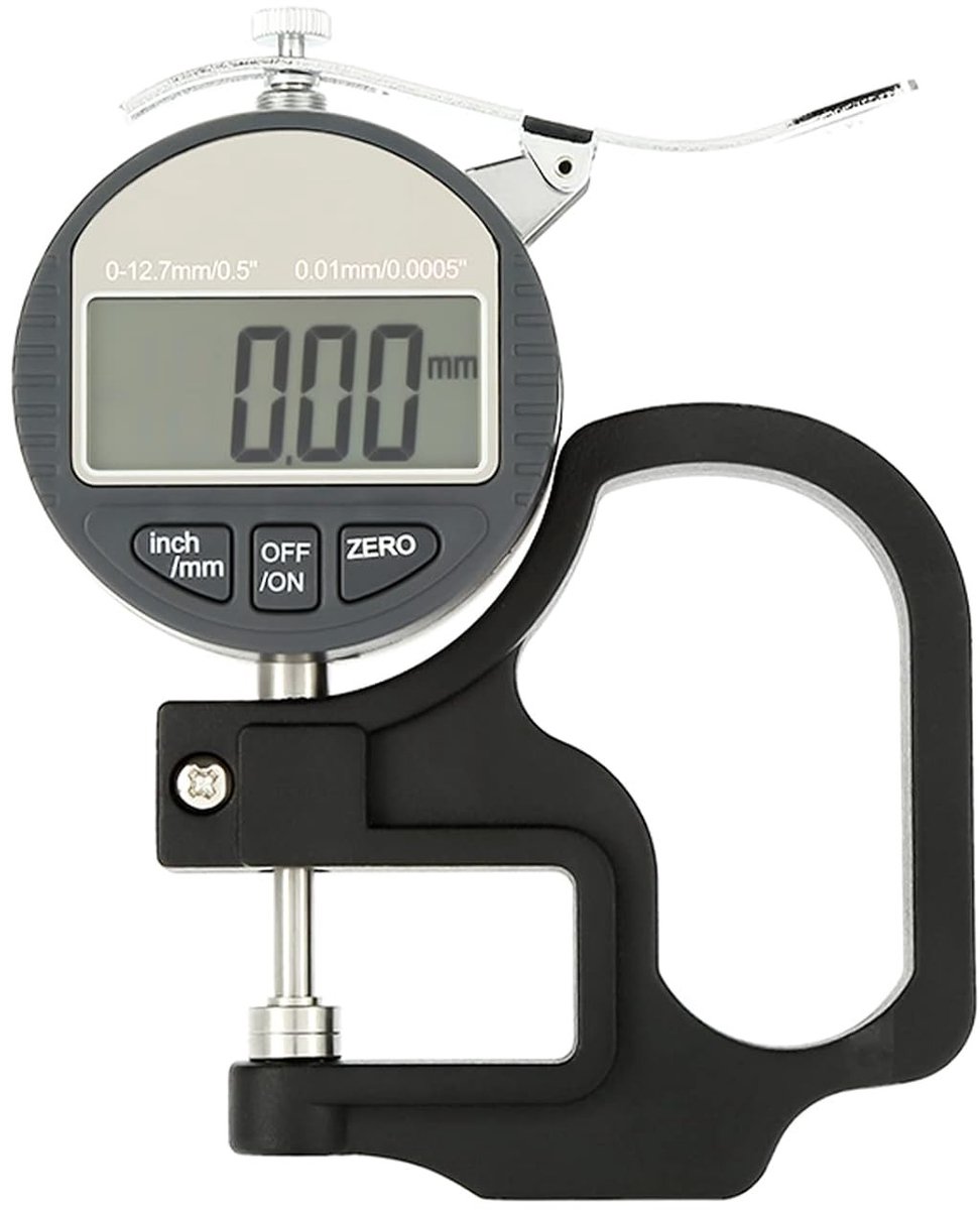 Digitale Dikte Meter met LCD Display, Nauwkeurige Metingen tot 0.01mm, Elektronische Micrometer en Caliper voor Precisie Metingen van Dikte
