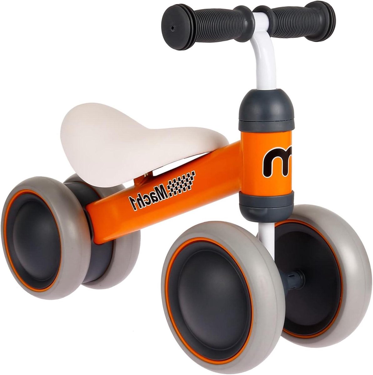 Mini loopfiets kinderen Eerste fietsje Leren fietsen Stabiele 4 wielen 48 x 20 x 36 cm