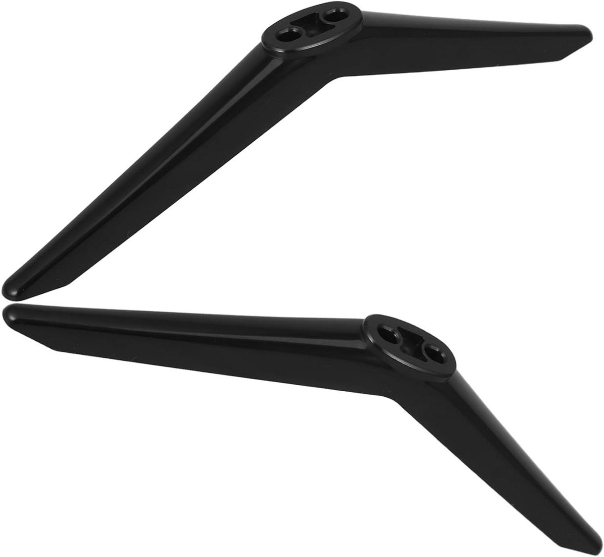 Tv-standaard - Tv-poten Universeel - Tv Stabiel Plaatsen - Verstelbare Kijkhoeken - 25.6 cm - Zwart
