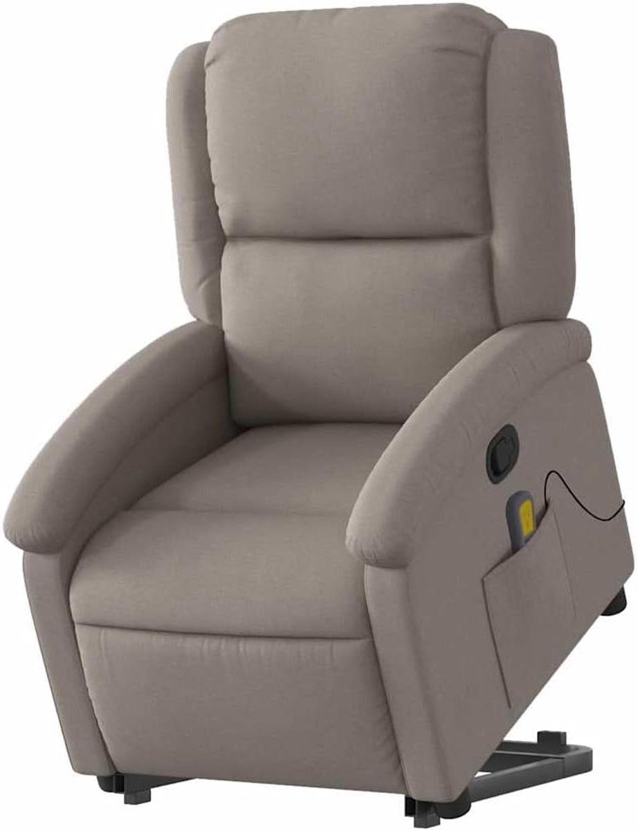 Sta-op Massagestoel - Fauteuil met Liftfunctie - Ontspannen en Opstaan - Elektrische Heffunctie - 71 x 865 x 995 cm