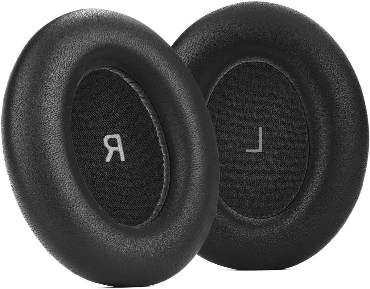 Oorkussens Vervanging - Koptelefoon Kussens - Geluid Verbeteren - Nauwkeurige Pasvorm - 10 cm - Zwart