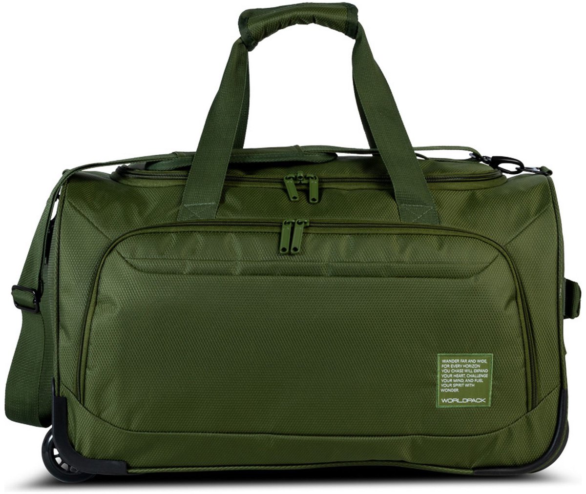 Worldpack 2 wielen Reistas 52 cm - olivgrün
