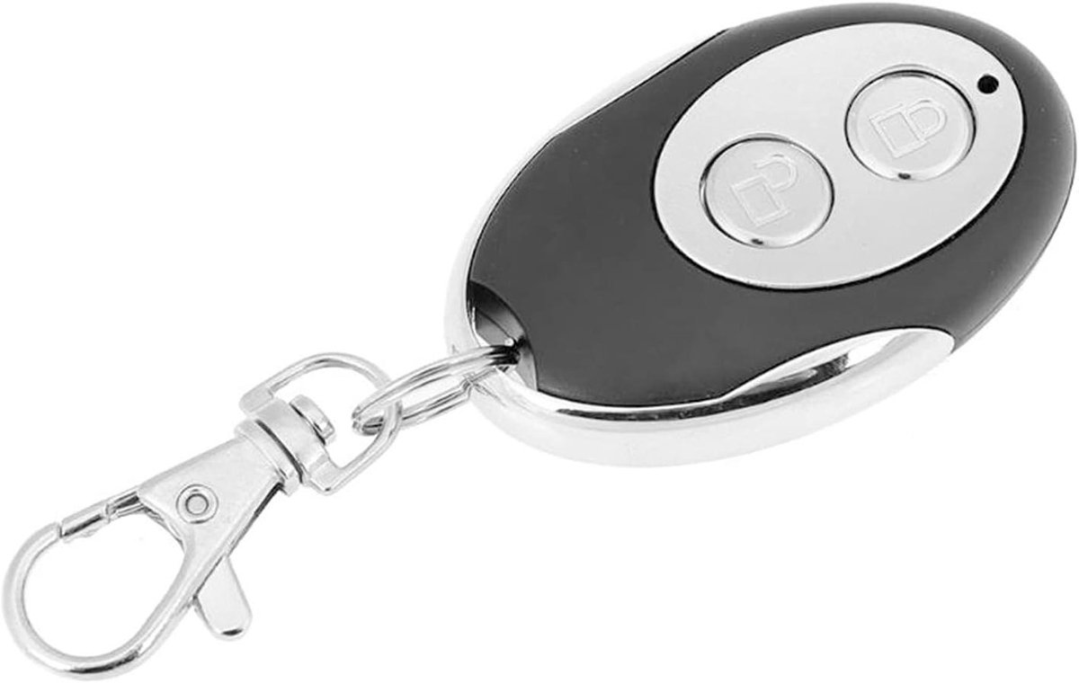Universele Afstandsbediening - Kopieer Afstandsbediening - Garagedeur Openen - Automatisch Klonen - 100 Meter Bereik - Zwart
