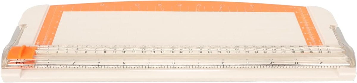Papieren Snijder - Papier Trimmer - Nauwkeurig Snijden - Ingebouwde Liniaal - A4 formaat - Wit