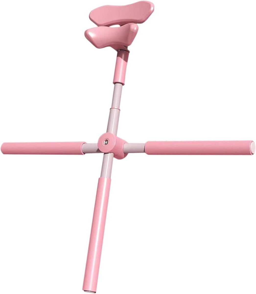 Ergonomische Correctie Paal - Oefenpaal Yoga Paal - Houding Verbeteren - Gekussend Schuim Handvatten - 76 cm - Roze
