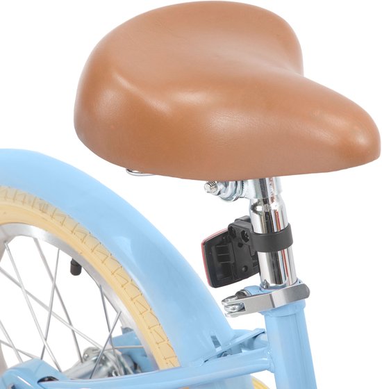 KEANO 12 Inch Kinderfiets voor Meisjes, 3-4 Jaar, 33-41 inch, met Zijwieltjes, Kinderfiets Blauw — afbeelding 3
