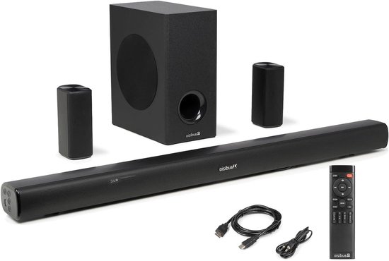Soundbar Surround Set - Home Cinema Set - Films en Series Kijken - 5.1 Ruimtelijk Geluid - 97 cm Breed