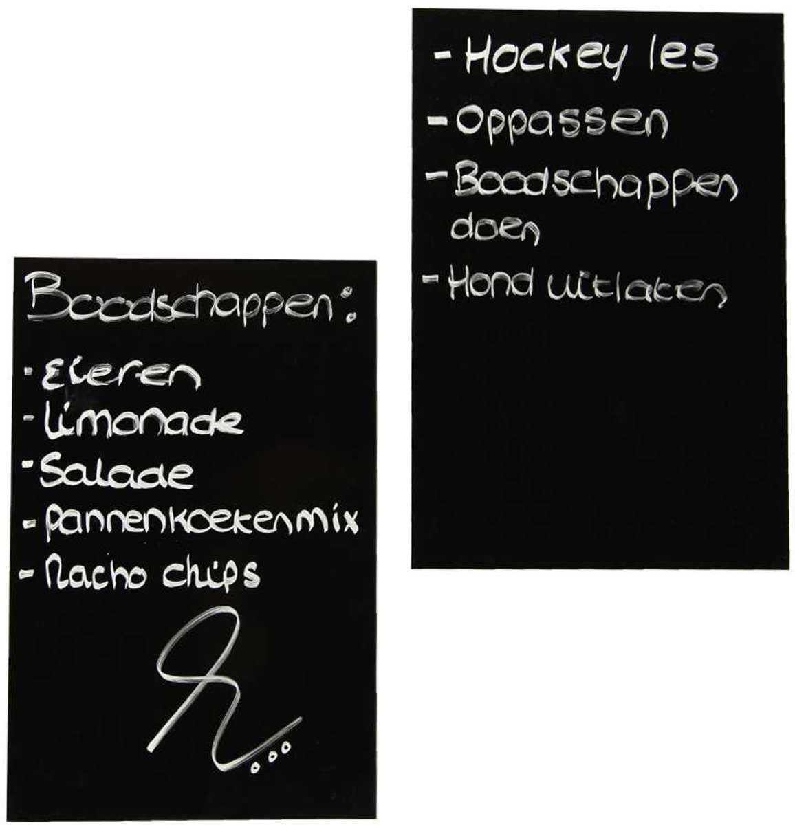 Magneetbordjes Beschrijfbaar Zwart 20x30 - Kamer26