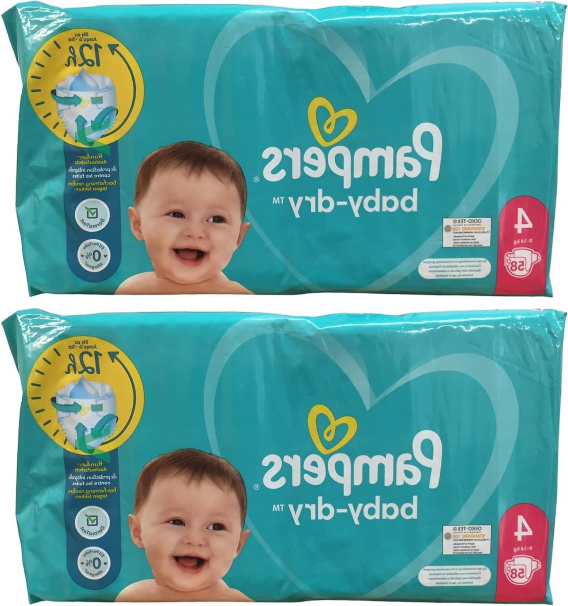 Baby Luiers - Babybroekjes Luiers - Droog Blijven - Rondom Lekbescherming - 9-14 kg - Wit