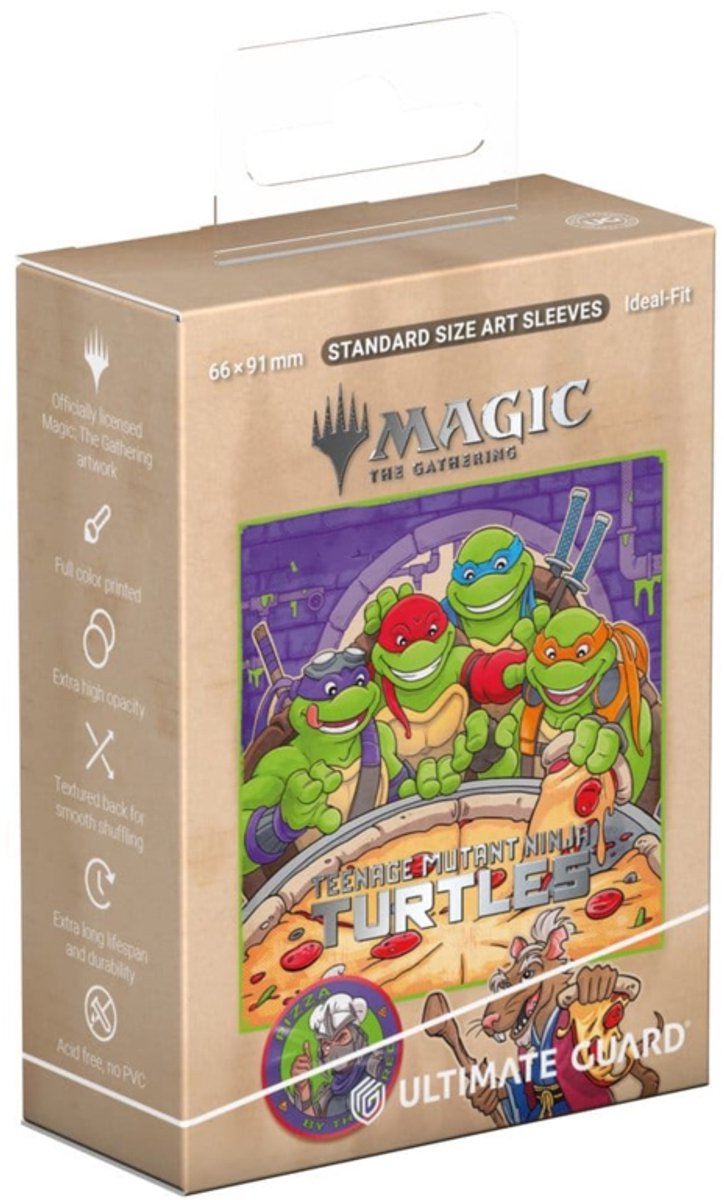 Ultimate Guard Art Sleeves Magic: The Gathering | Teenage Mutant Ninja Turtles - Pizza Box