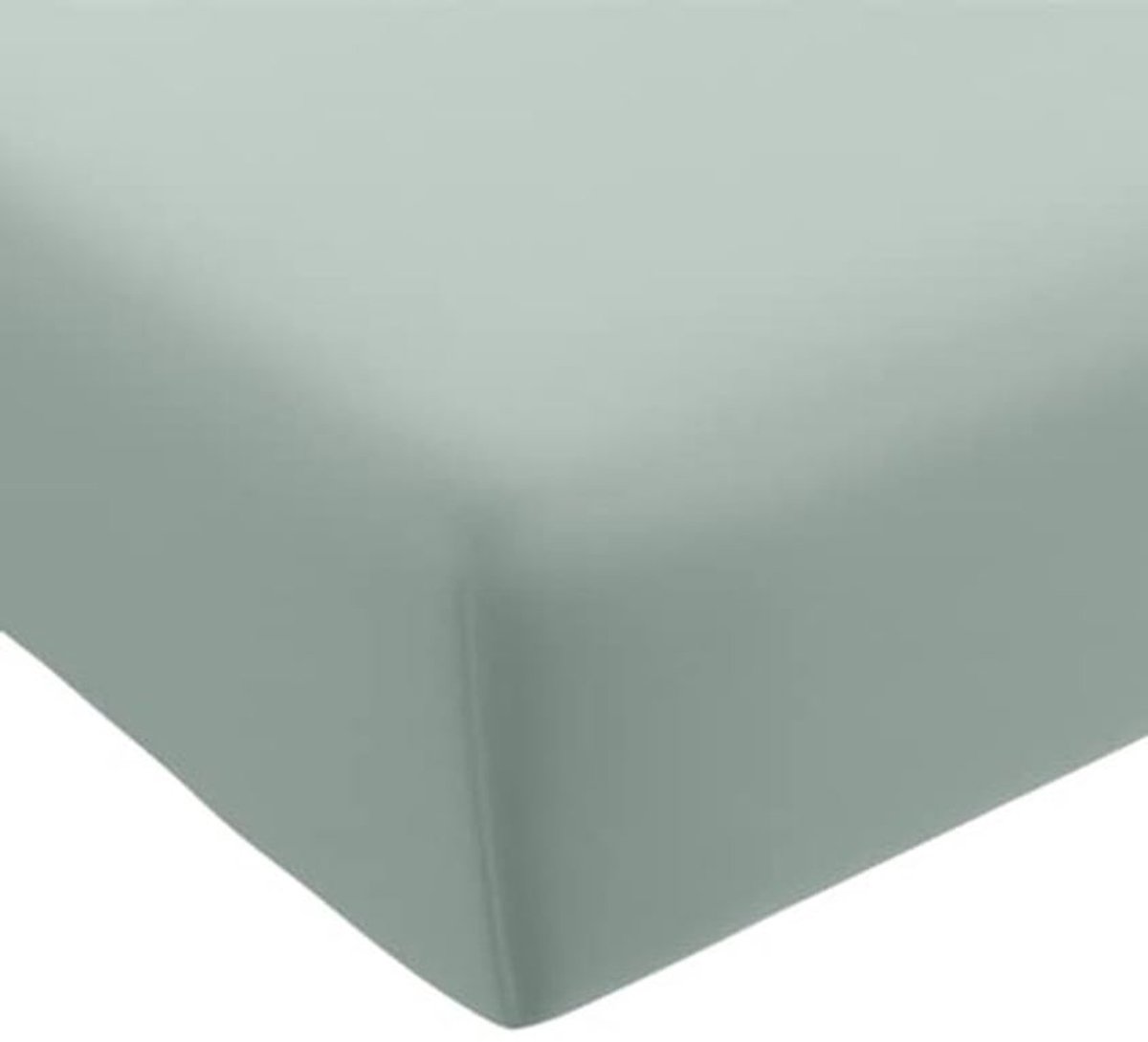 Hoeslaken Microfiber 90x200 cm Lichtgroen voor Matrassen tot 30 cm Hoogte