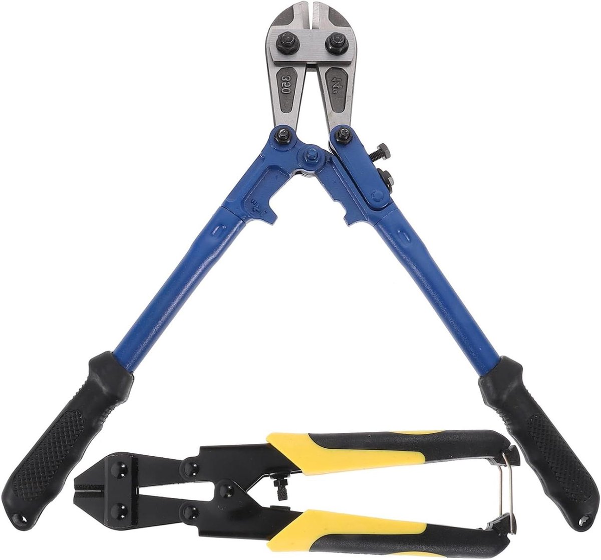 Betonschaar Set - Kniptang Staalkabel - Metaal Bewerken - Ergonomisch Ontwerp - 8 en 14 inch - Grijs