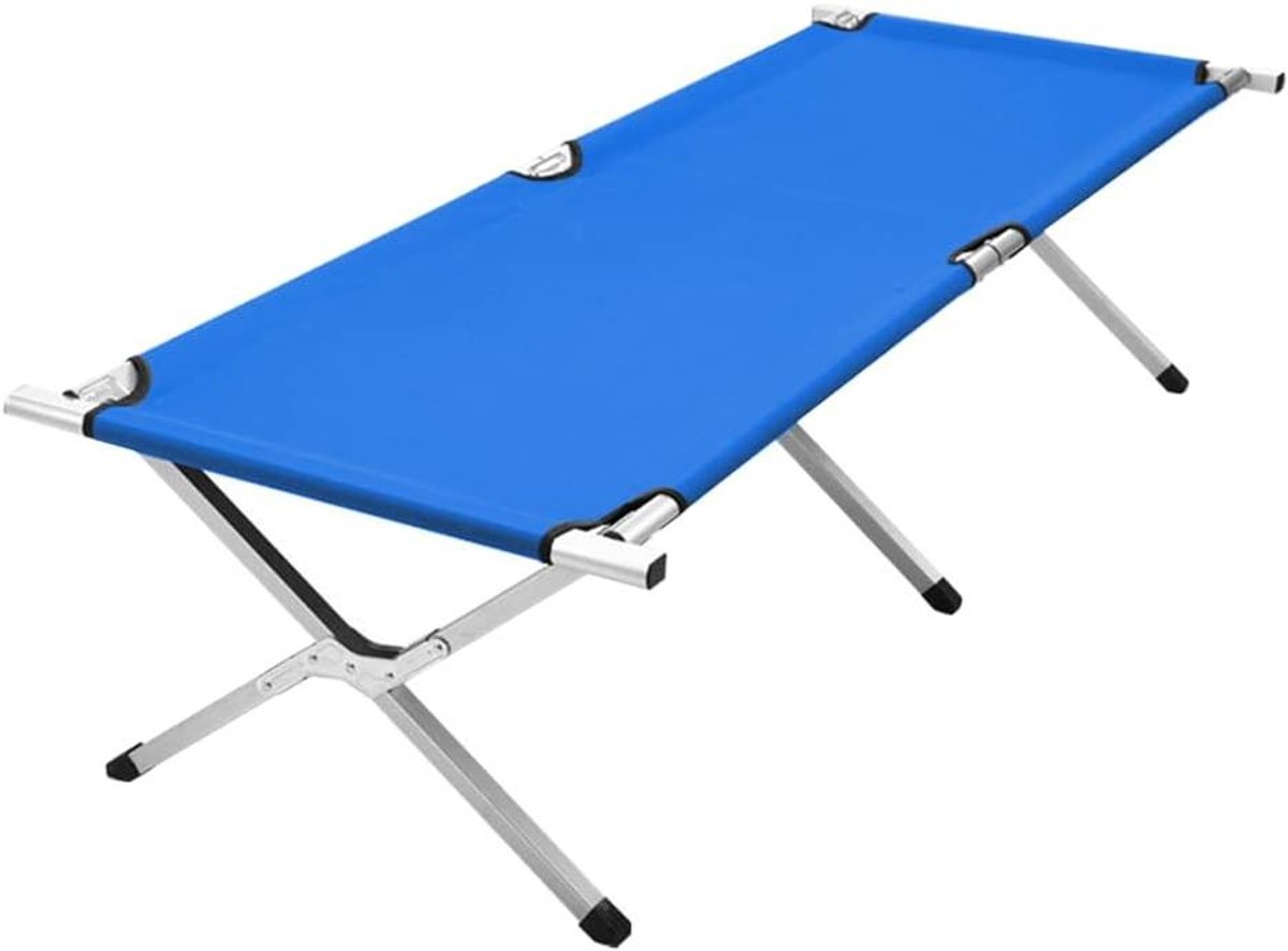 Campingbed Opvouwbaar - Kampeerbed Militair Bed - Buiten Ontspannen - Lichtgewicht Aluminium Frame - 190 x 62 x 42 cm