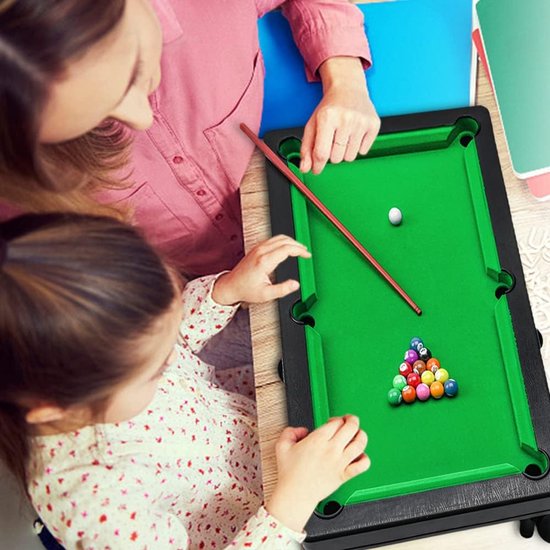 Mini Pooltafel - Biljartspel Kinderen - Thuis Spelen - Draagbaar Formaat - 173 inch - Niet gespecificeerd van mini — afbeelding 3