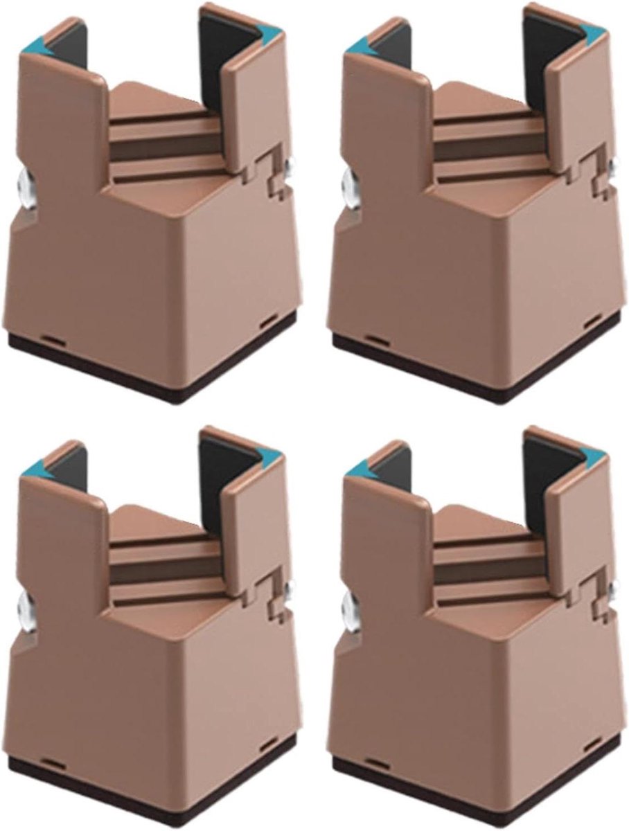 Meubel Riser Blokken - Bank Verhogers Stoel - Meubels Verhogen - Zware Constructie - 5 cm - Bruin