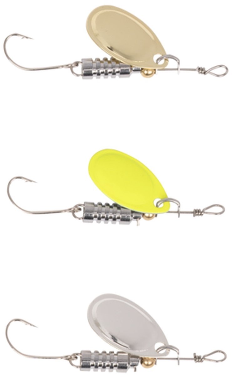 Zebco Magic Spinner Set 3g – Enkelhaak, 3 Stuks