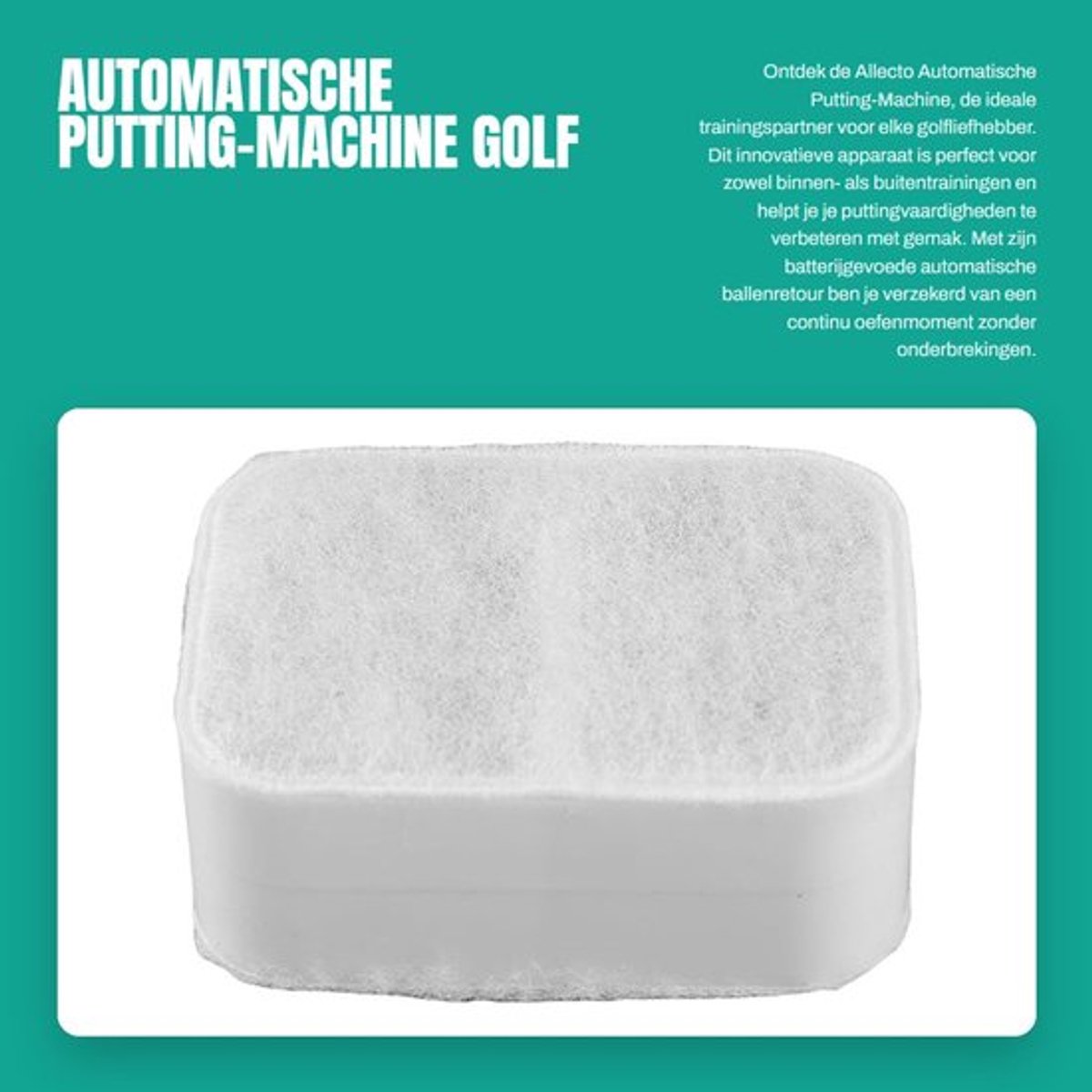 Automatische Putting-Machine - Golf Trainingshulpmiddel - Batterijgevoed - Indoor Outdoor - Golfaccessoires - Verbeter je putting skills...